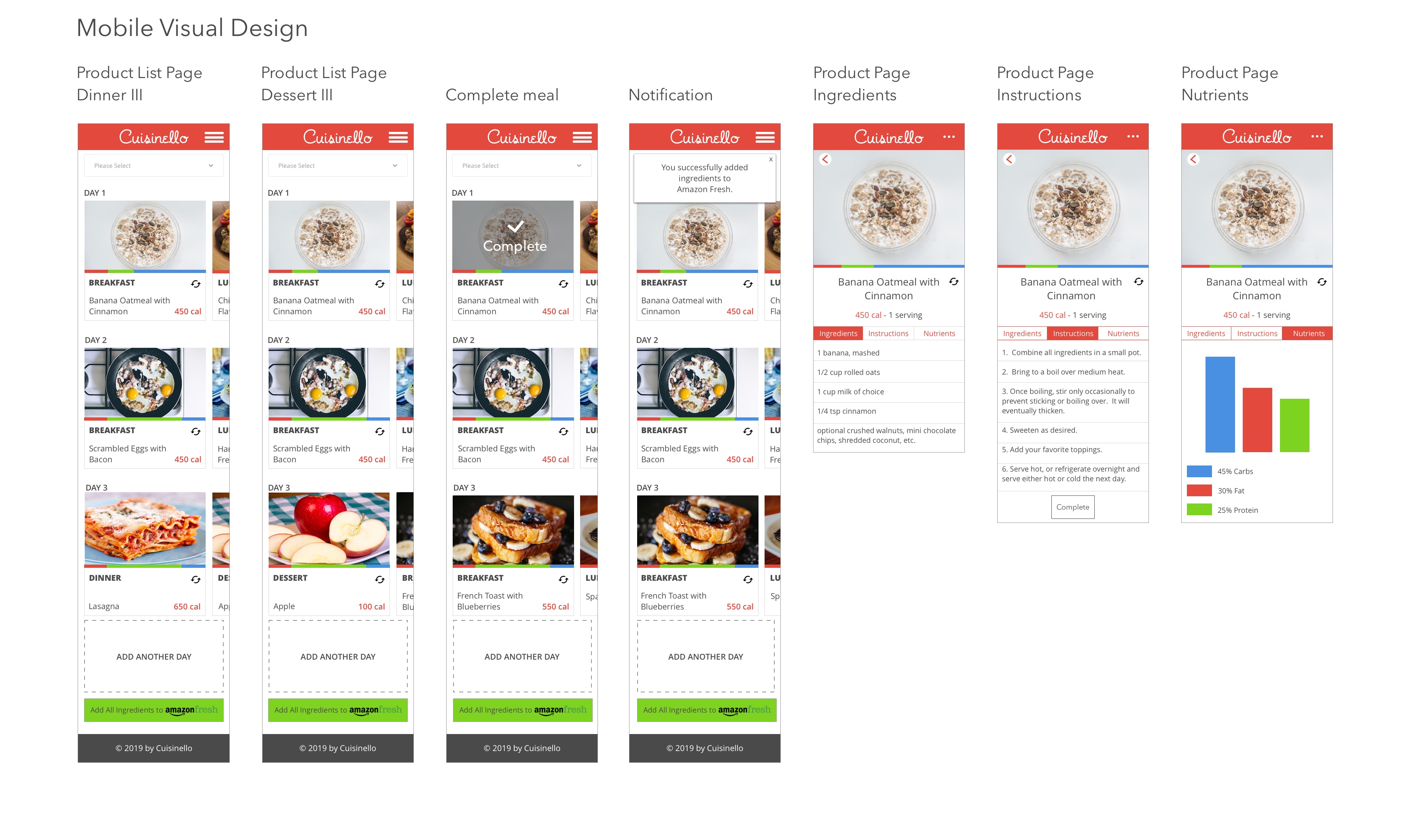 Mobile screens in color